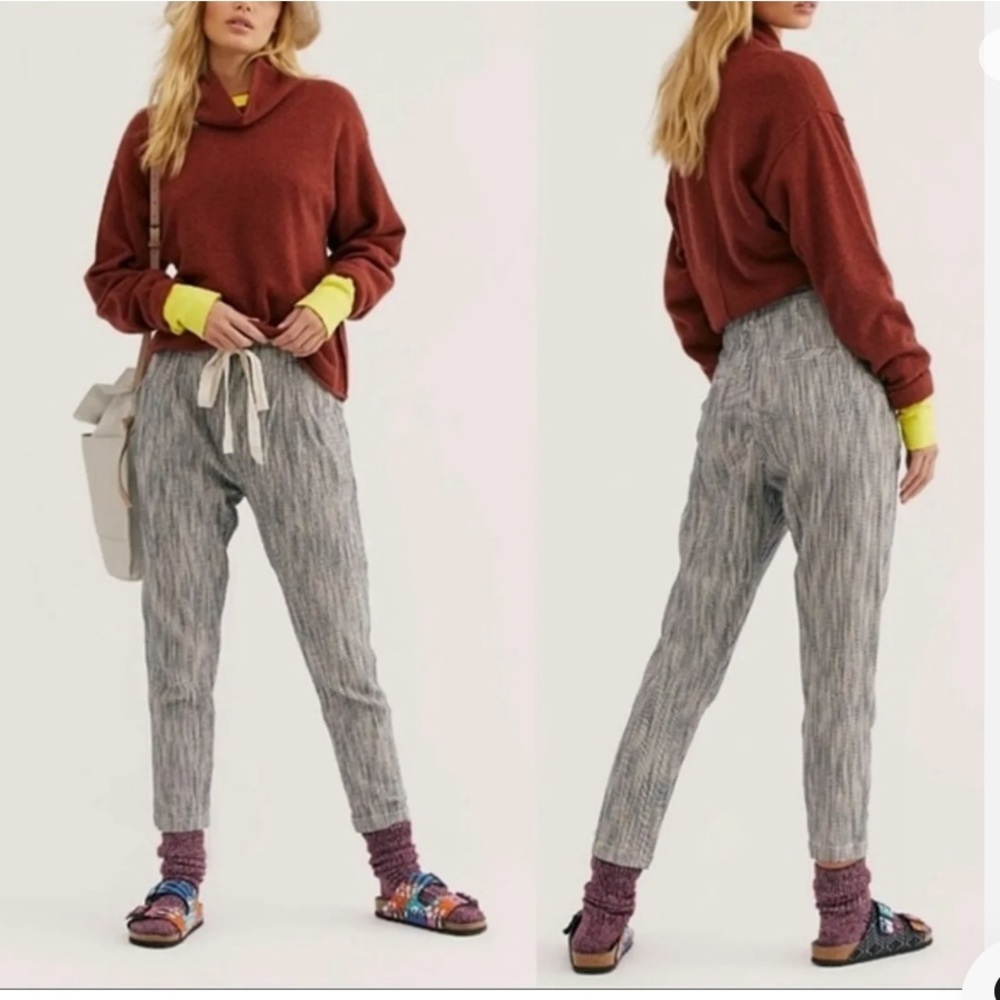 Free People • Light at Sunset Crop Pants • Sz 6 - Picture 2 of 15